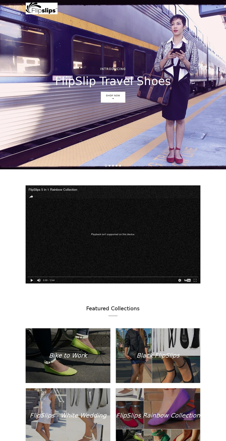 flipslips.com shopify website screenshot