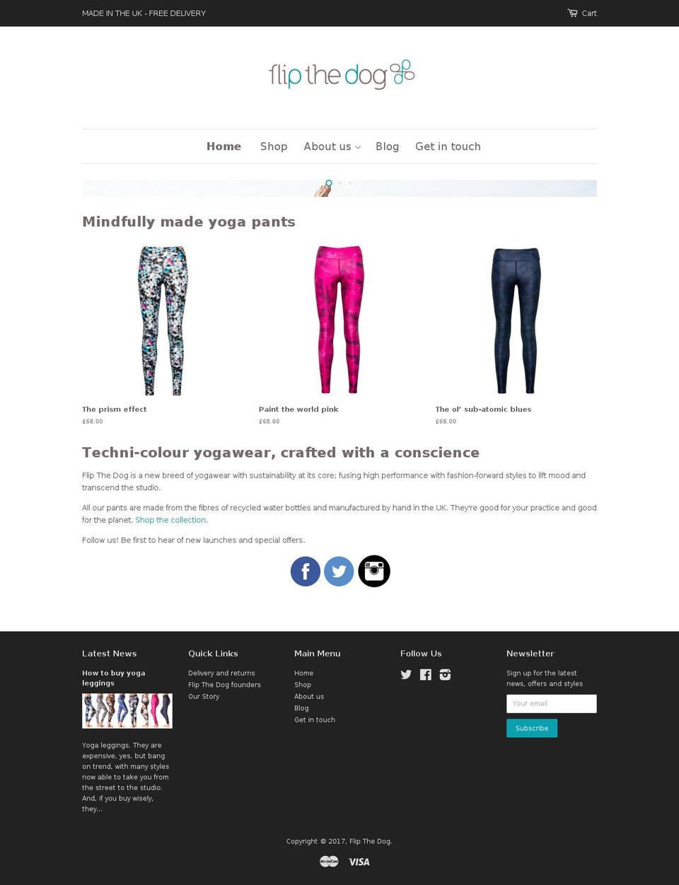 flipthedog.com shopify website screenshot