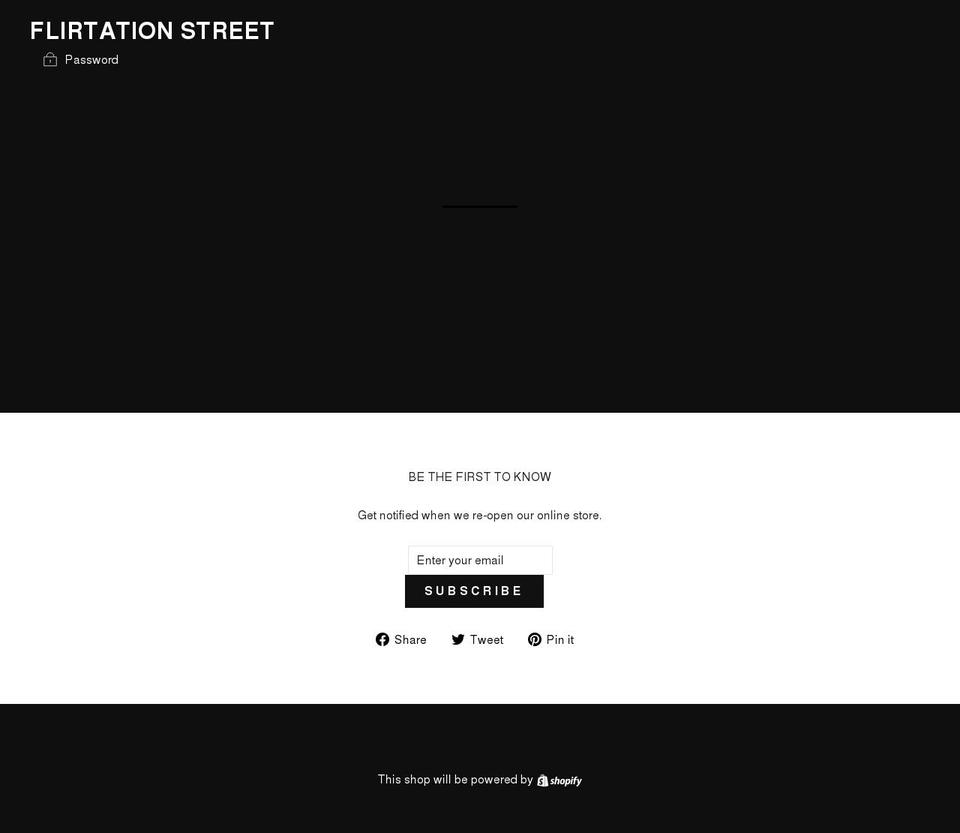 flirtstreet.ca shopify website screenshot
