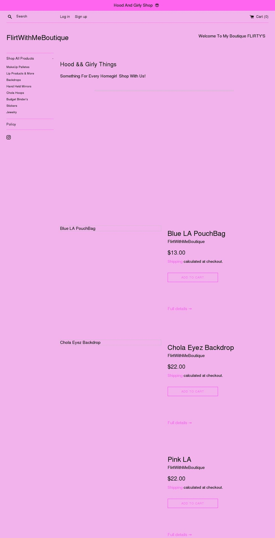 flirtwithmeboutique.com shopify website screenshot