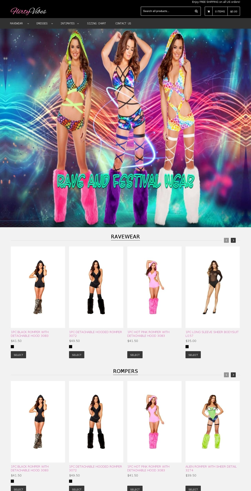 qrack-v1-5-5 Shopify theme site example flirtyvibe.com