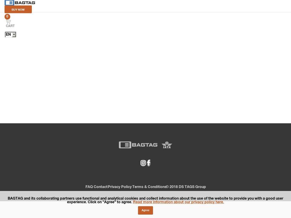 BagTag development - V4.0 Shopify theme site example flitcloud.com