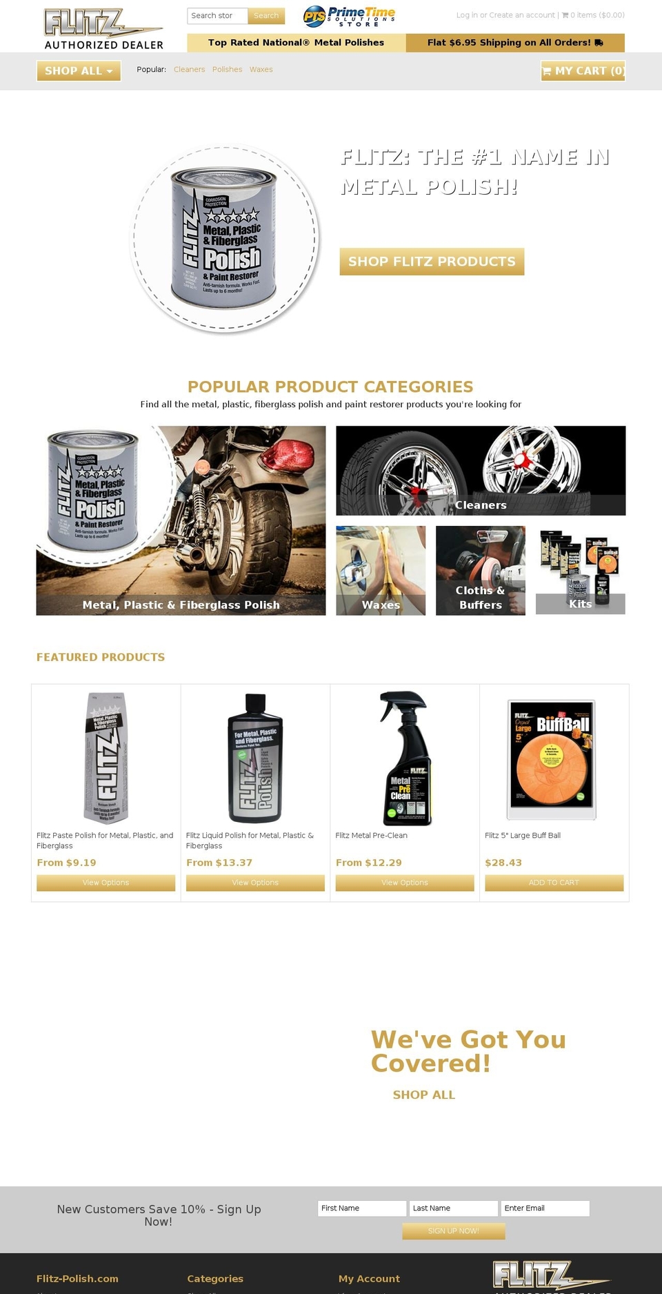 flitz-polish.com — Shopify storefront screenshot
