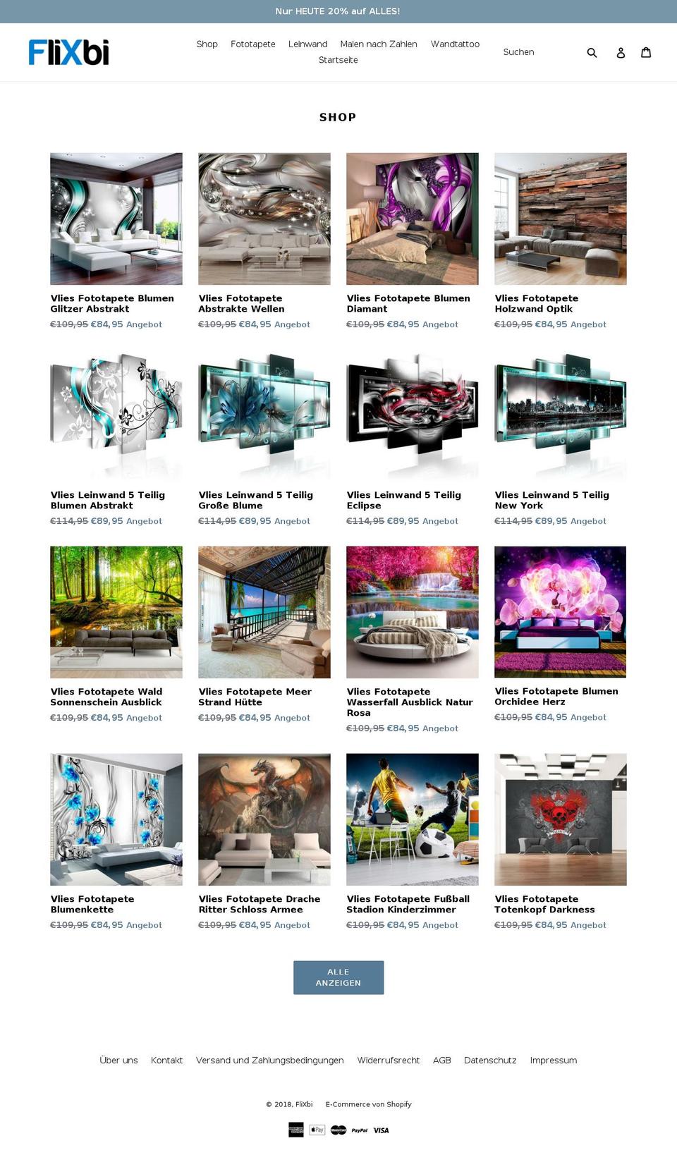 flixbi.com shopify website screenshot