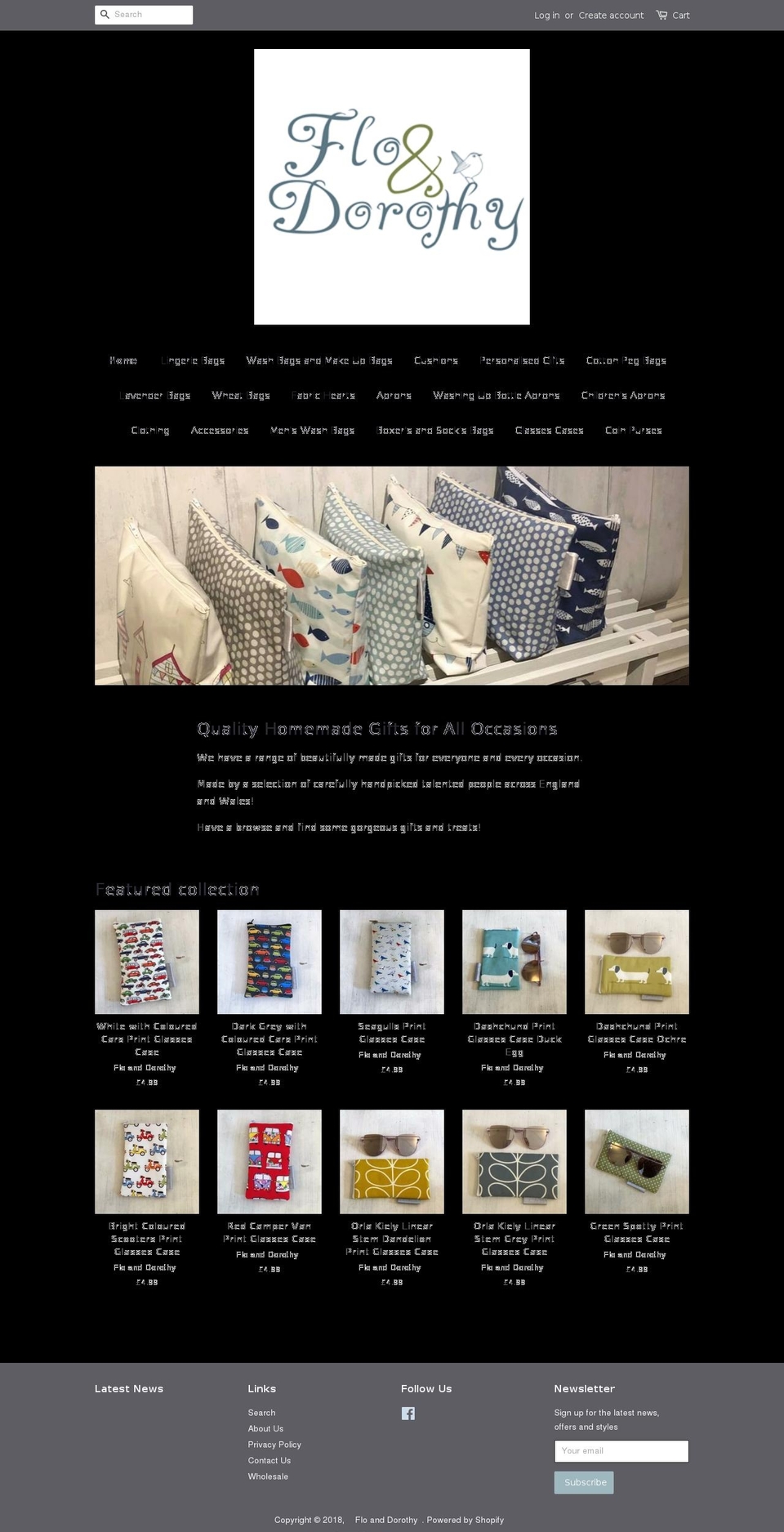flo-and-dorothy.com — Shopify storefront screenshot