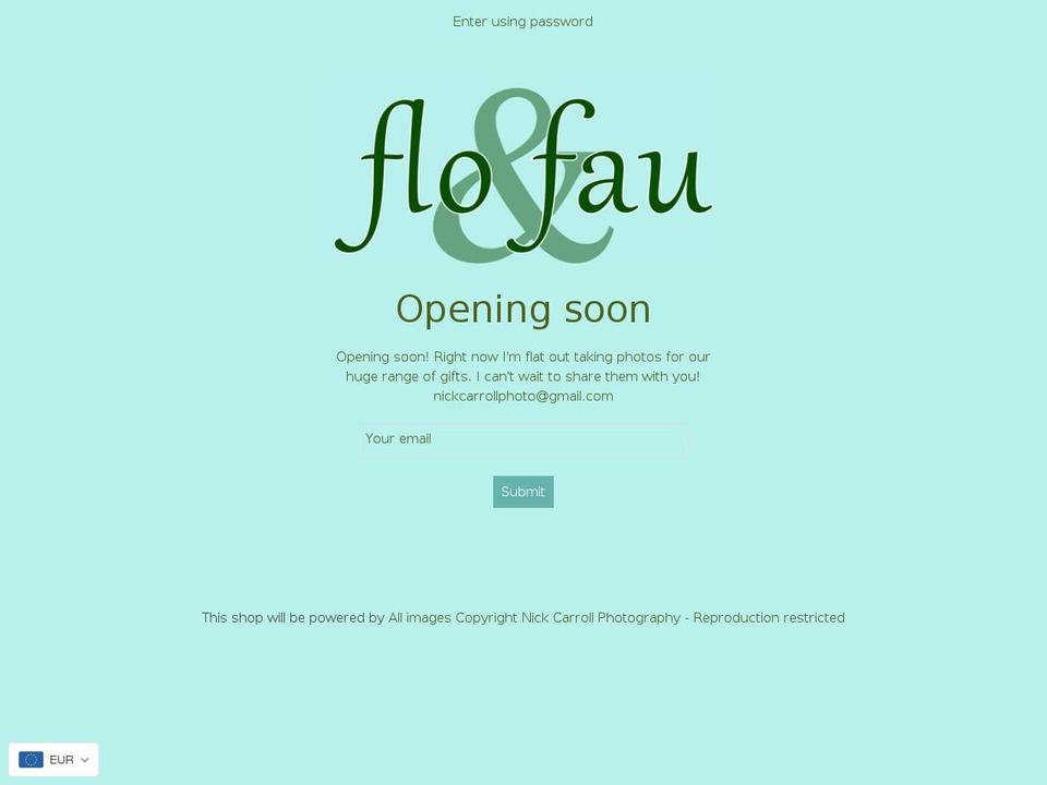 floandfau.com — Shopify storefront screenshot