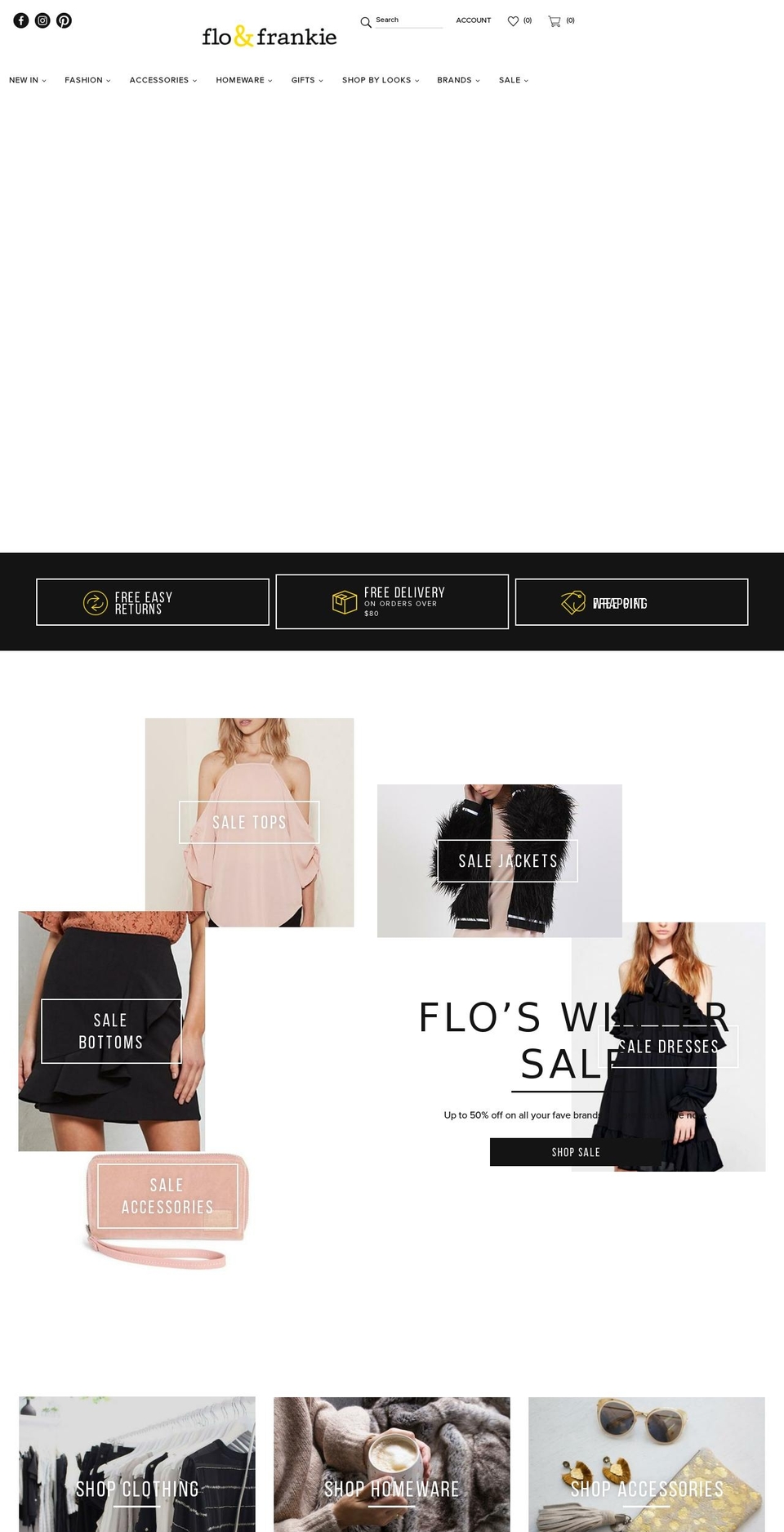 floandfrankie.com shopify website screenshot
