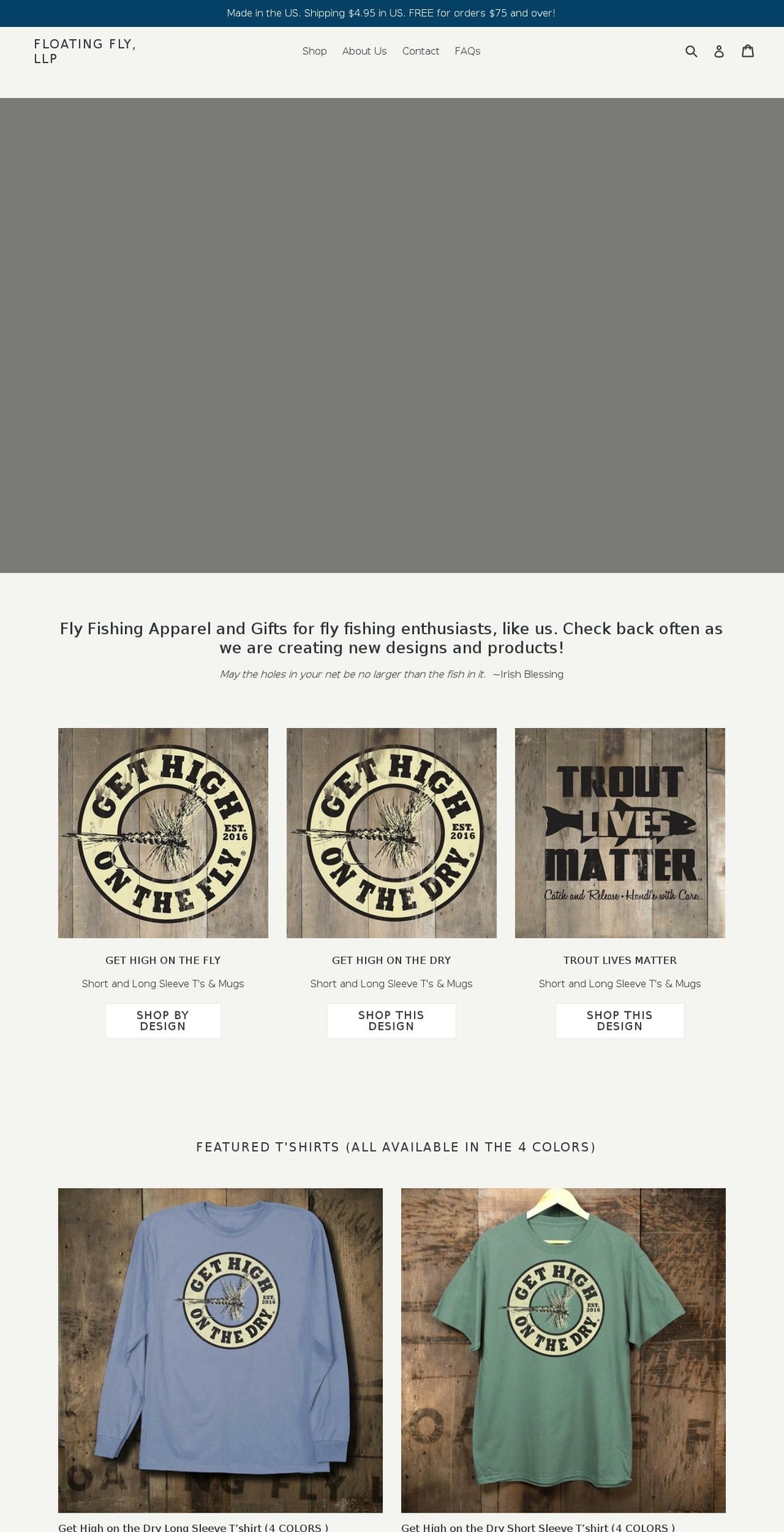 floatingfly.com — Shopify storefront screenshot