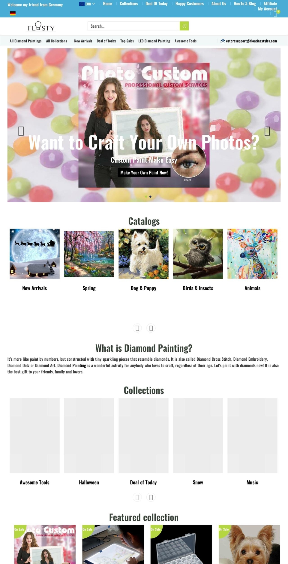 floatingstyles.com shopify website screenshot