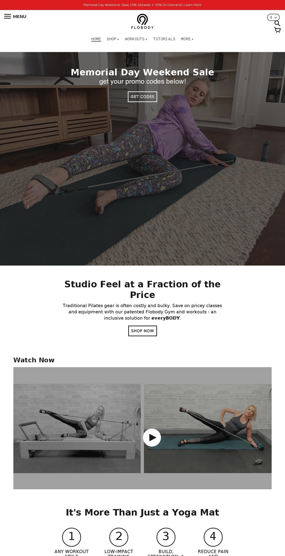 flobody.com shopify website screenshot