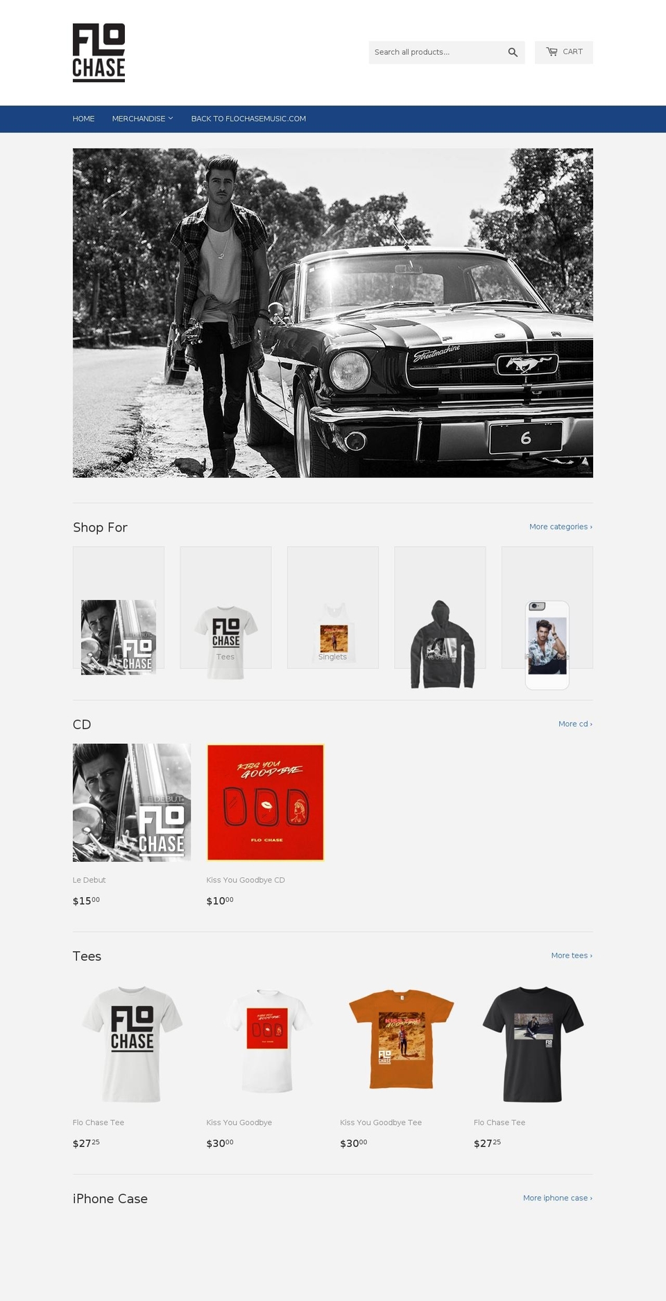 flochasemerch.com — Shopify storefront screenshot