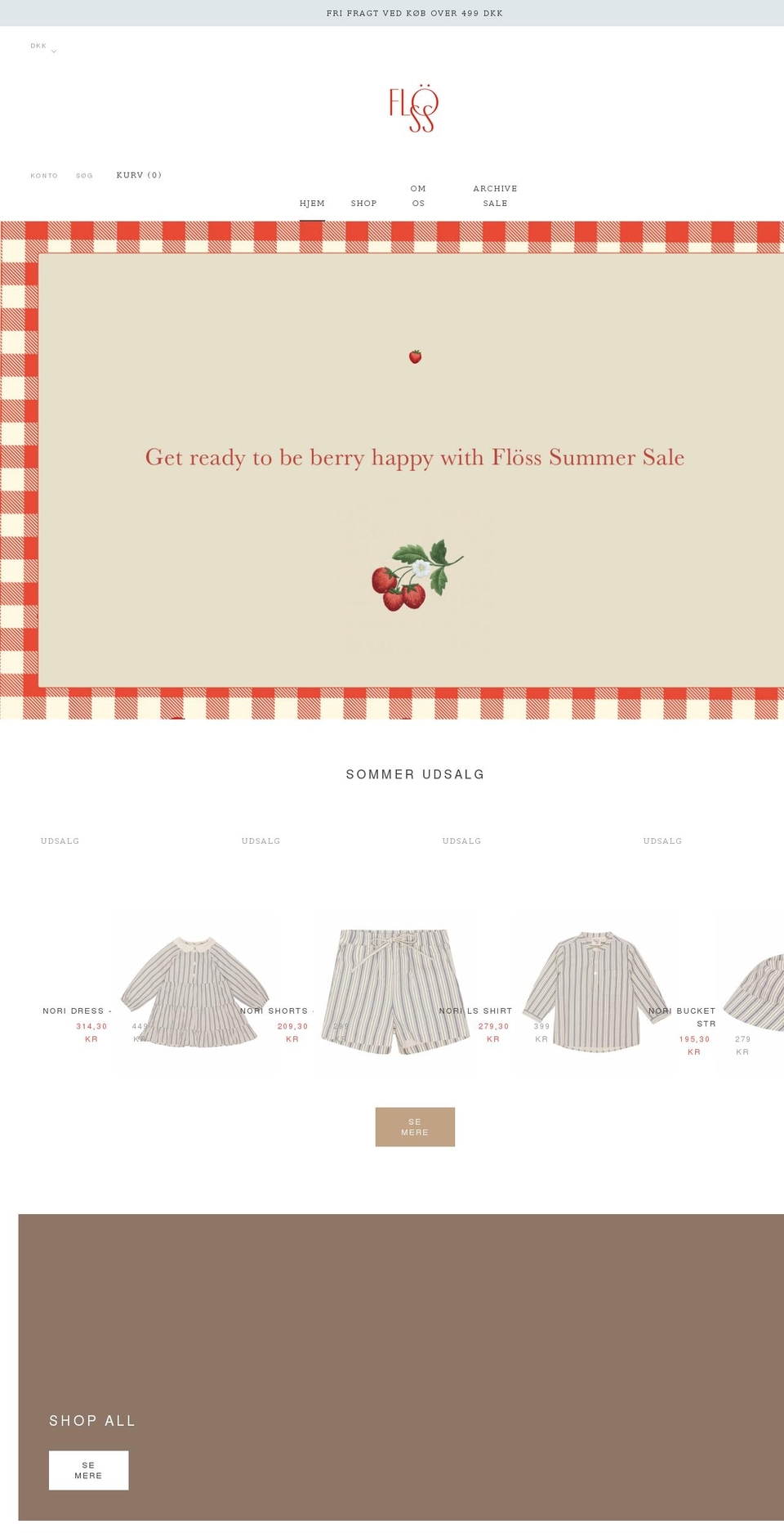 floess.dk shopify website screenshot