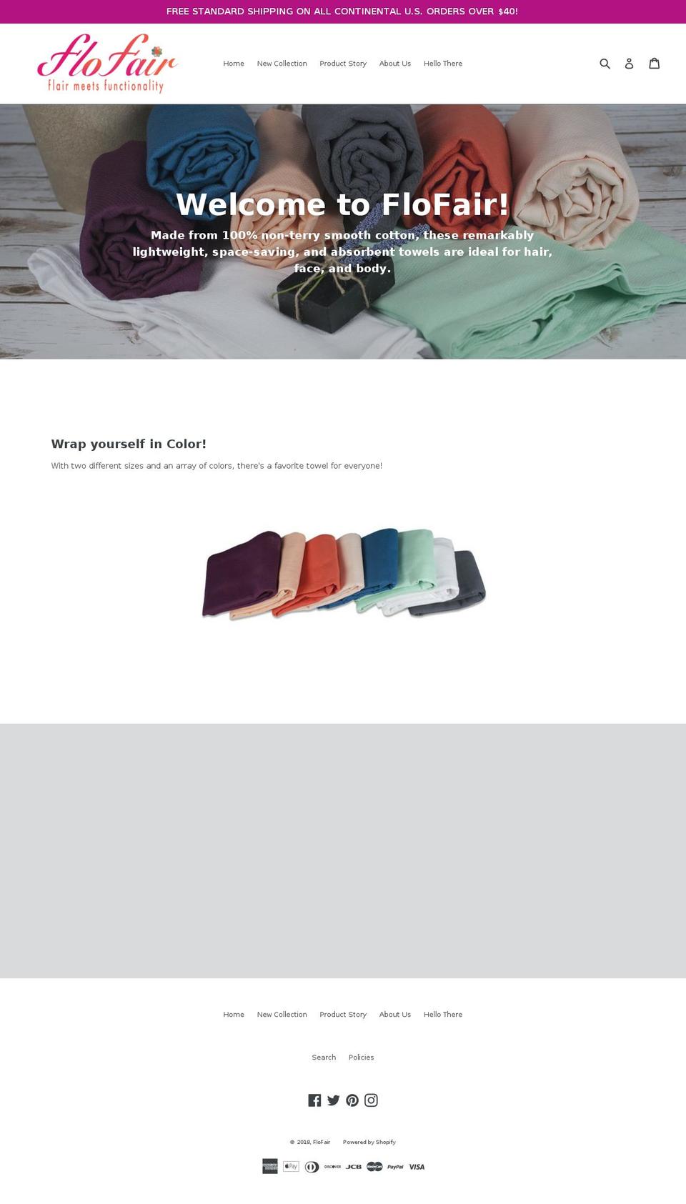 flofair.com — Shopify storefront screenshot