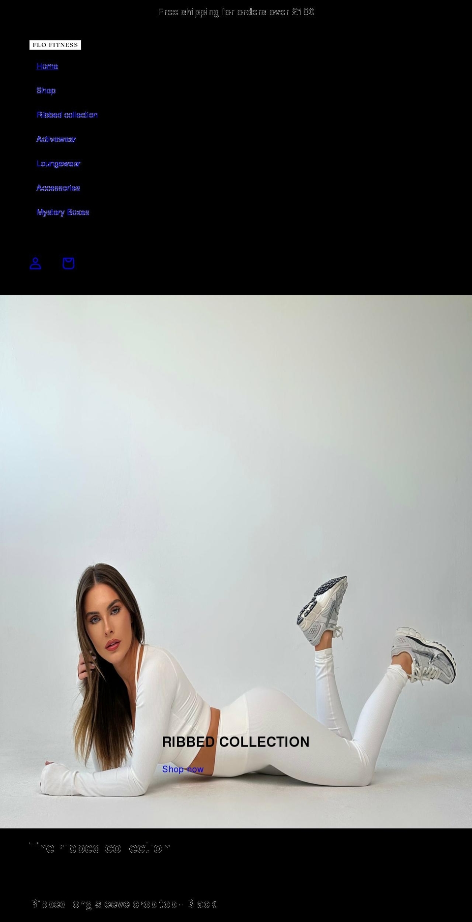 flofitness.co.uk shopify website screenshot