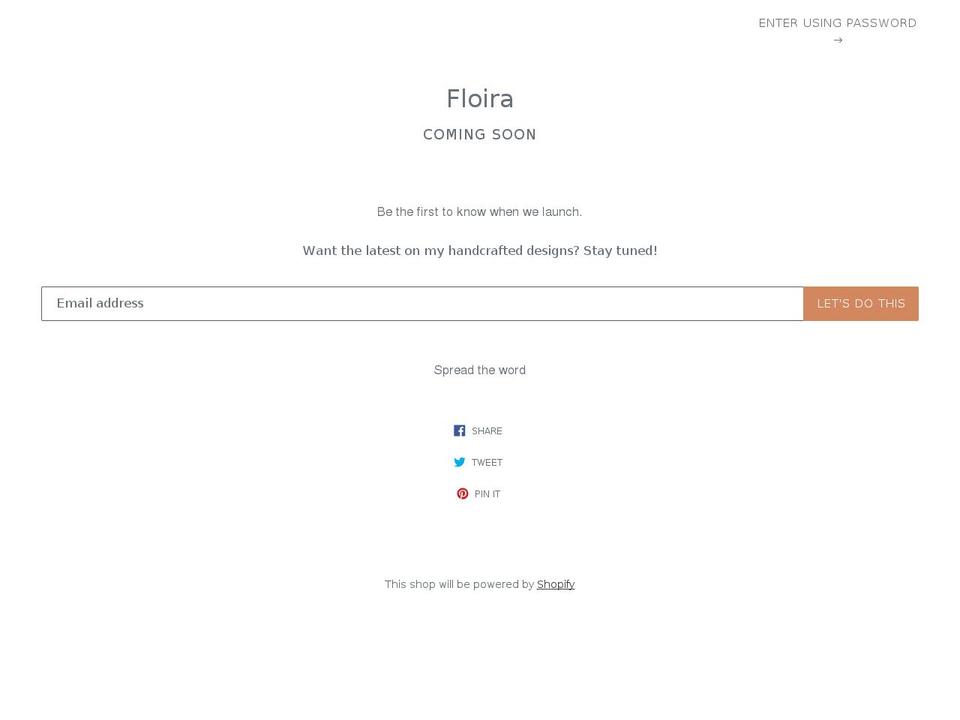 floira.com — Shopify storefront screenshot