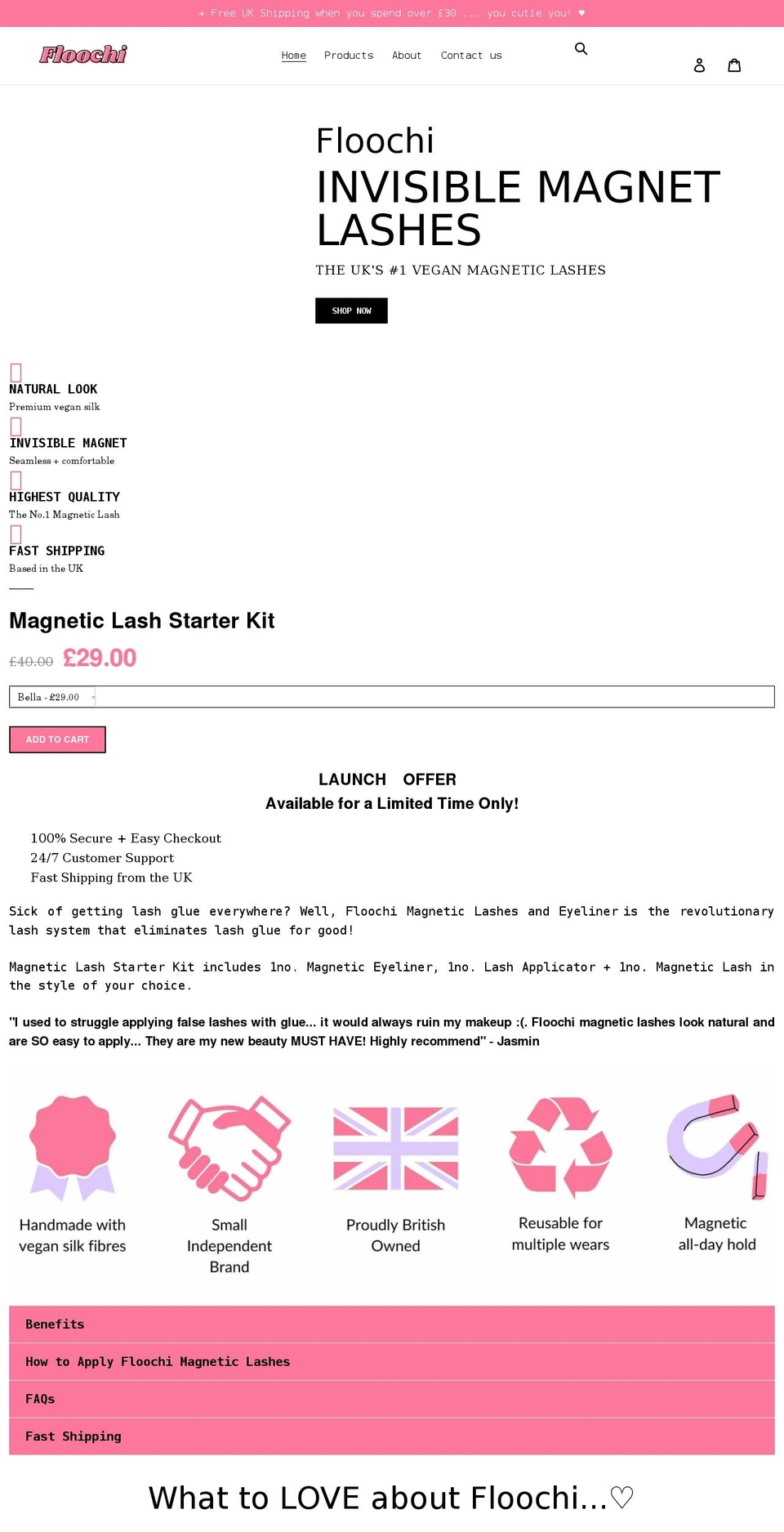 floochi.com shopify website screenshot