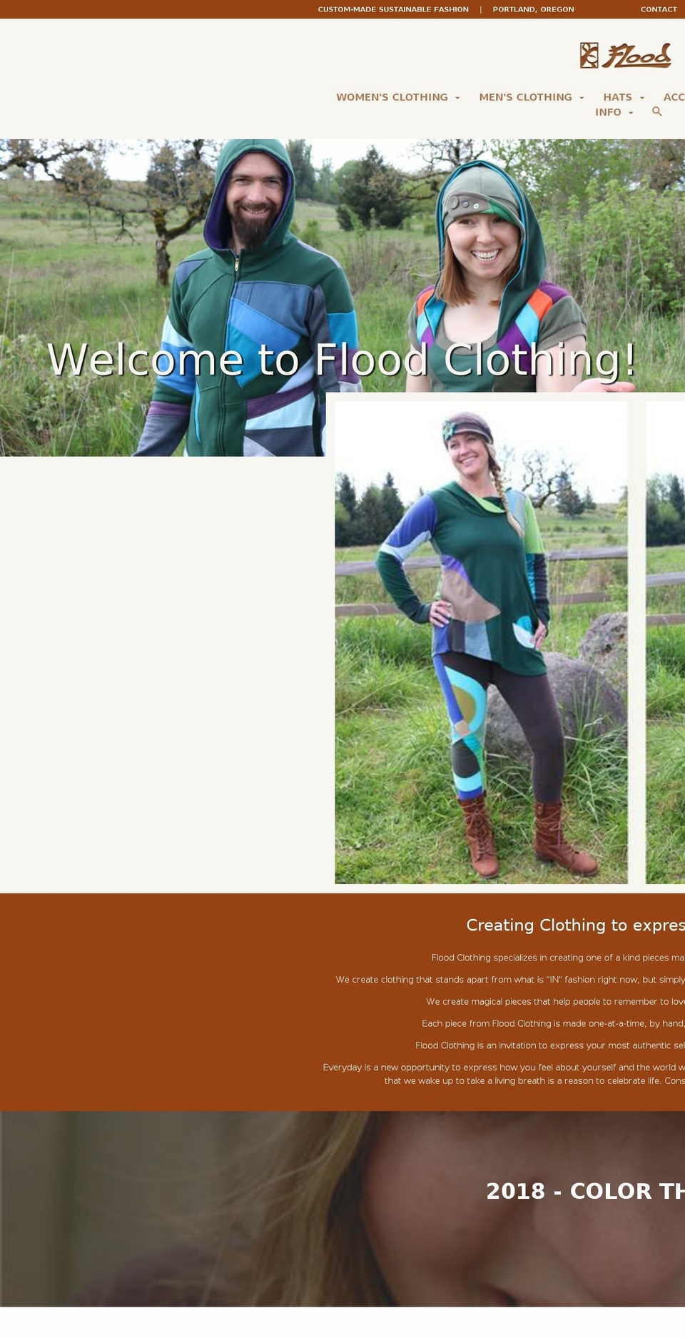 floodclothing.com shopify website screenshot
