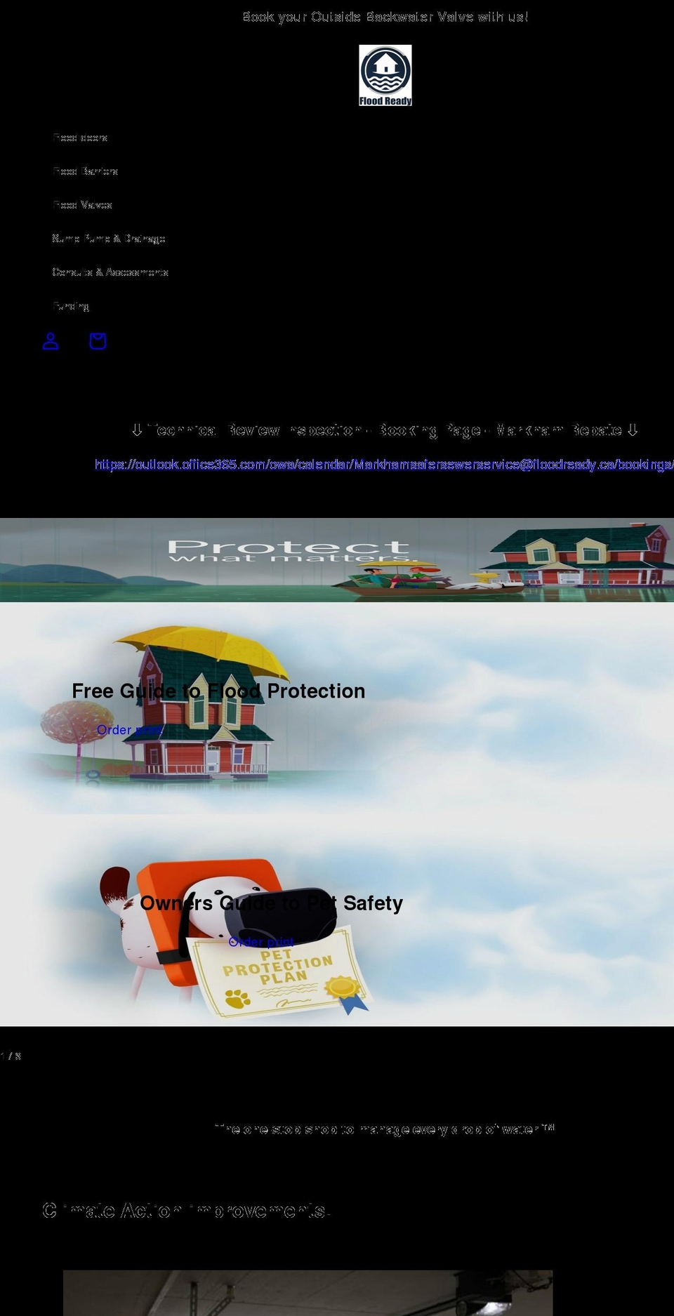 floodready.ca shopify website screenshot