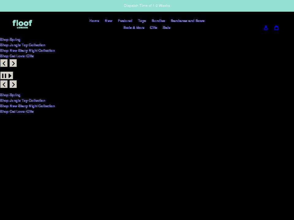 floof.london shopify website screenshot