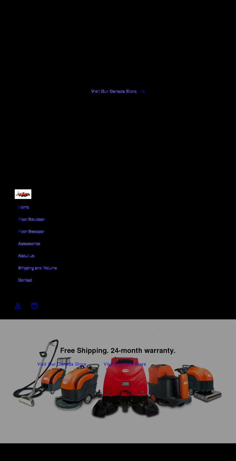 floorscrubbermachine.com shopify website screenshot