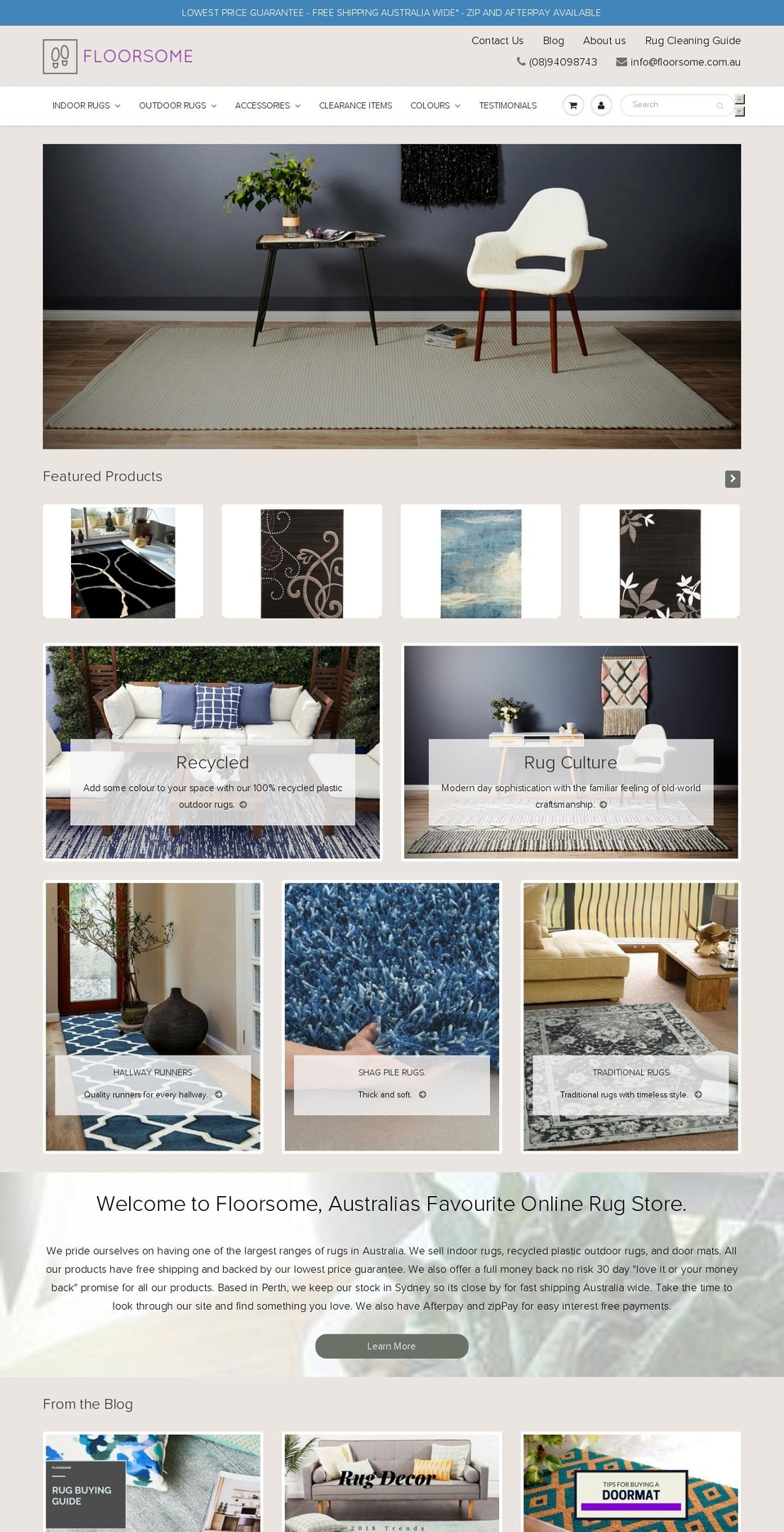 floorsome.com shopify website screenshot