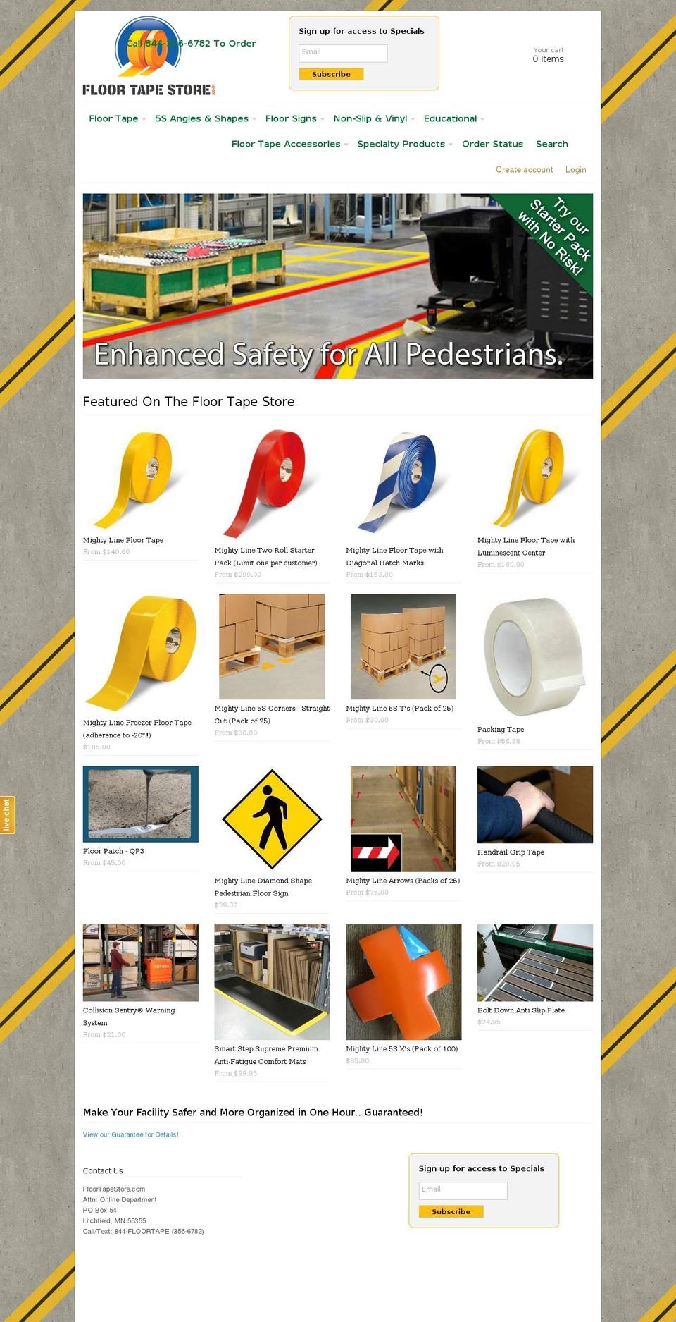 floortapestore.com shopify website screenshot