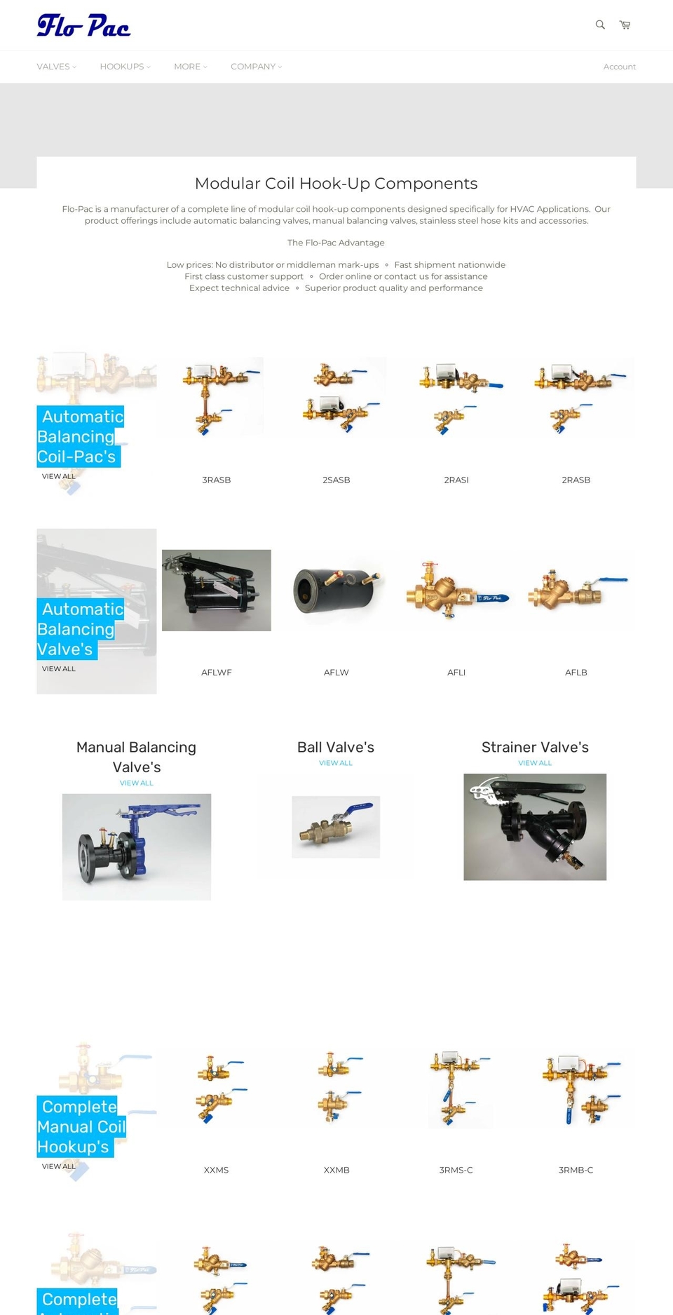 flopacvalves.com shopify website screenshot