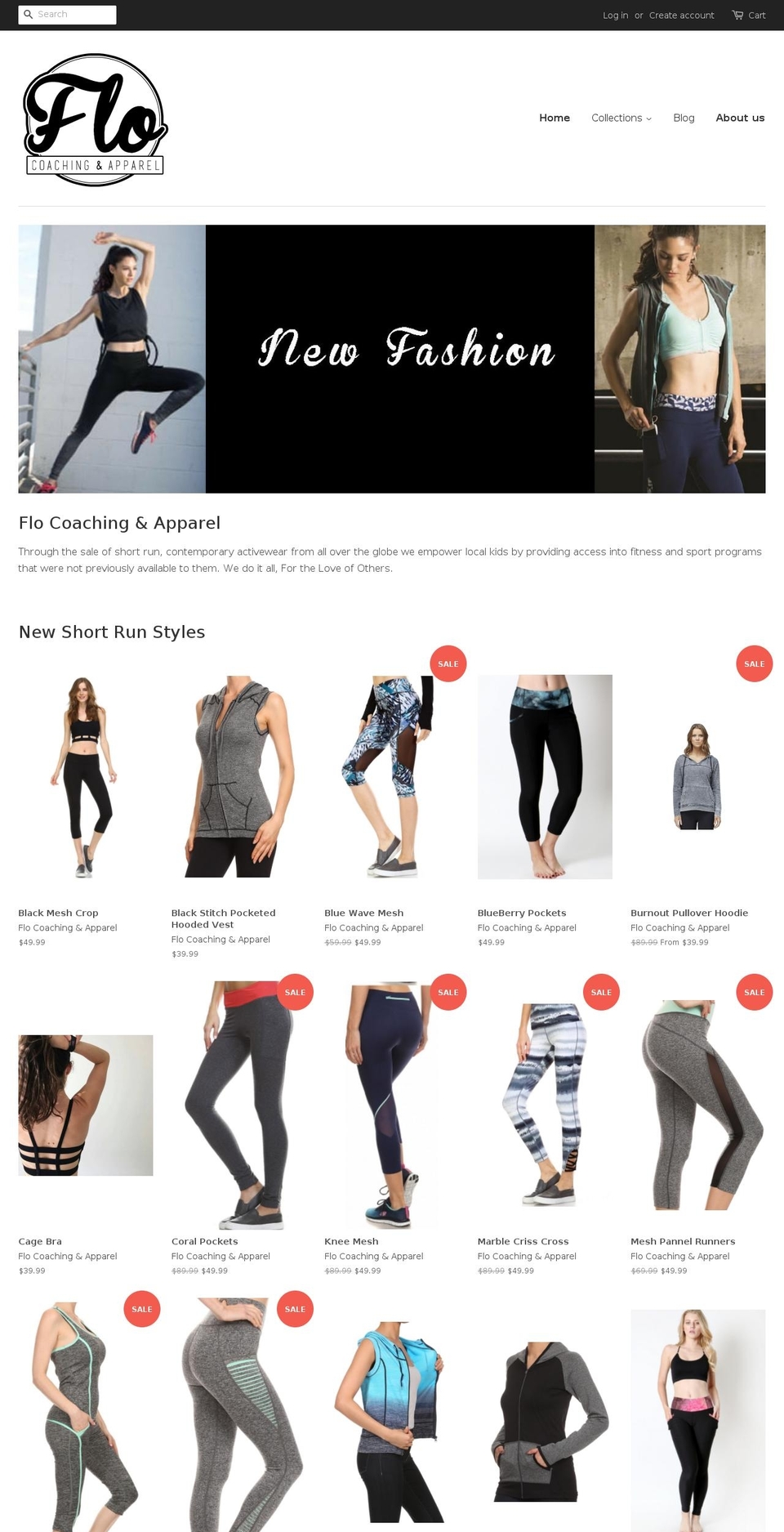 floprogram.com shopify website screenshot