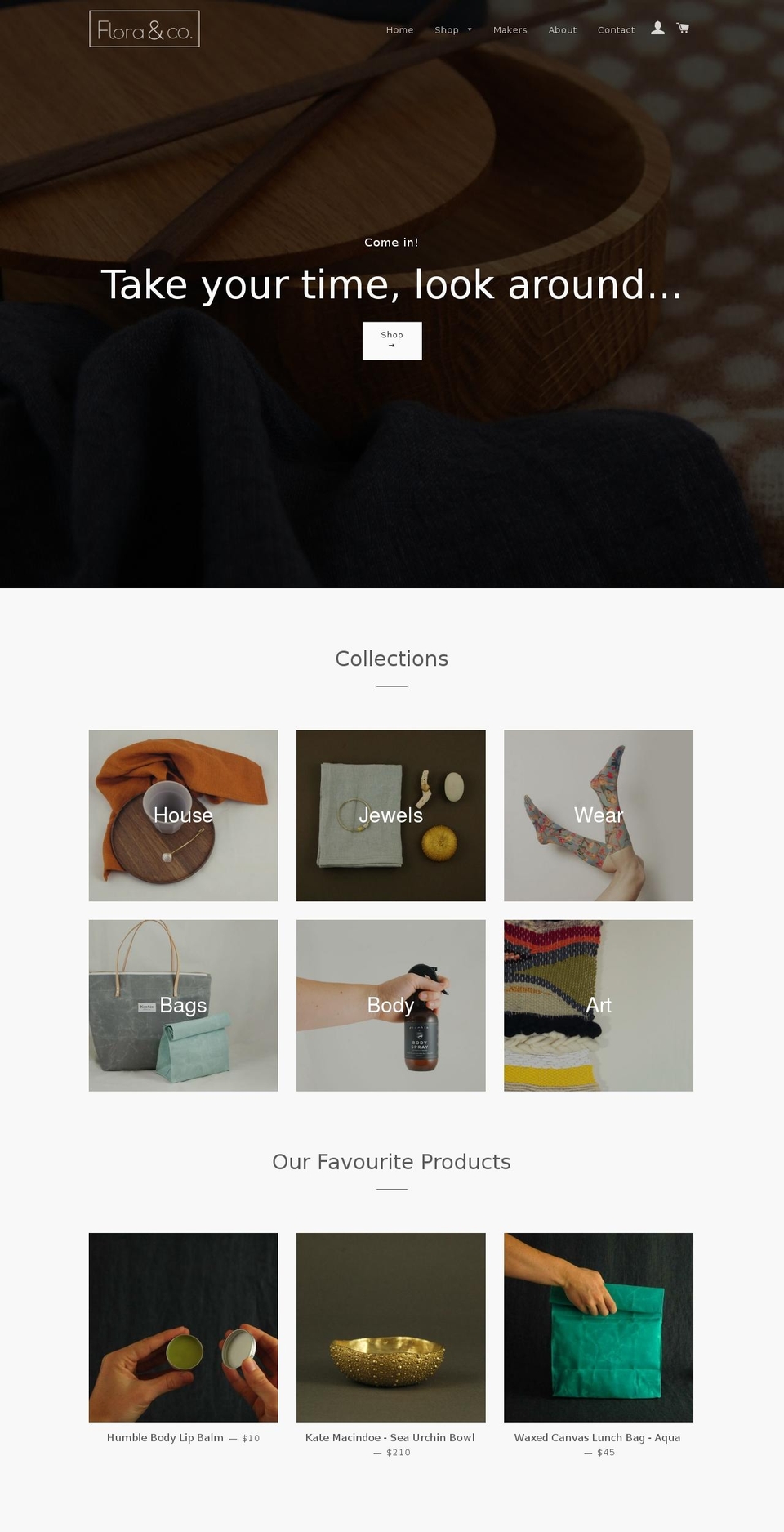 floraandco.com.au shopify website screenshot