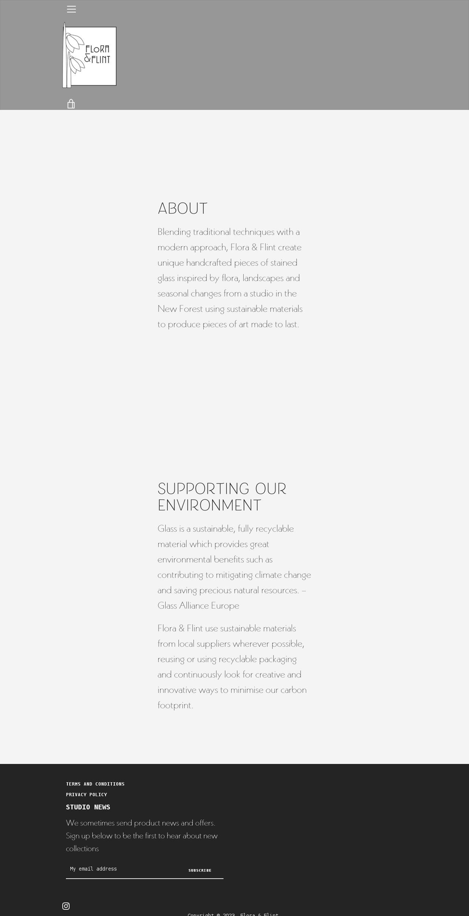 floraandflint.com shopify website screenshot