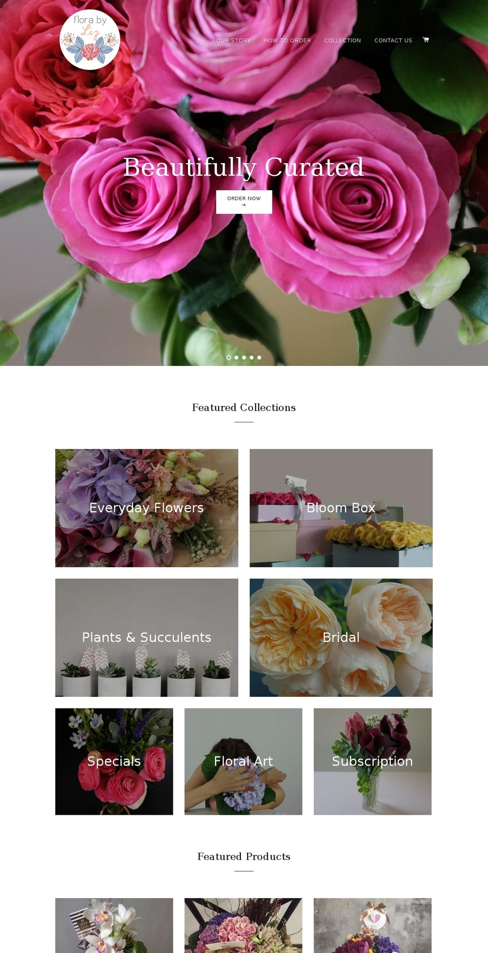 florabyliz.com — Shopify storefront screenshot