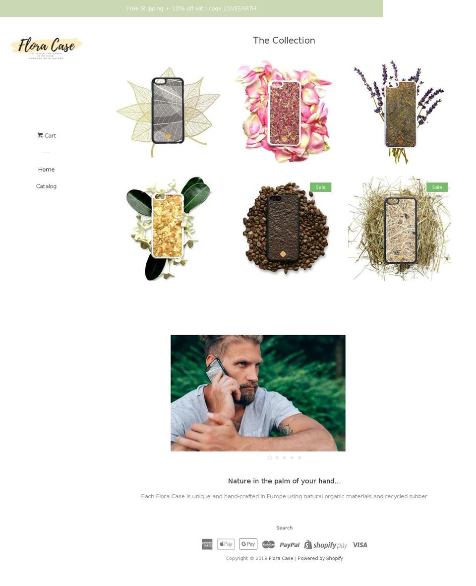 floracase.com — Shopify storefront screenshot