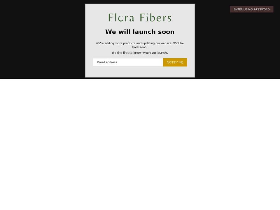 florafibers.com shopify website screenshot