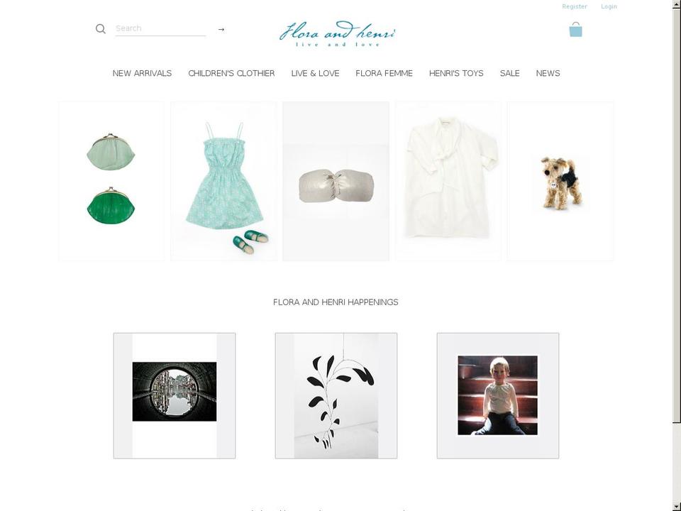 florahenri.com shopify website screenshot