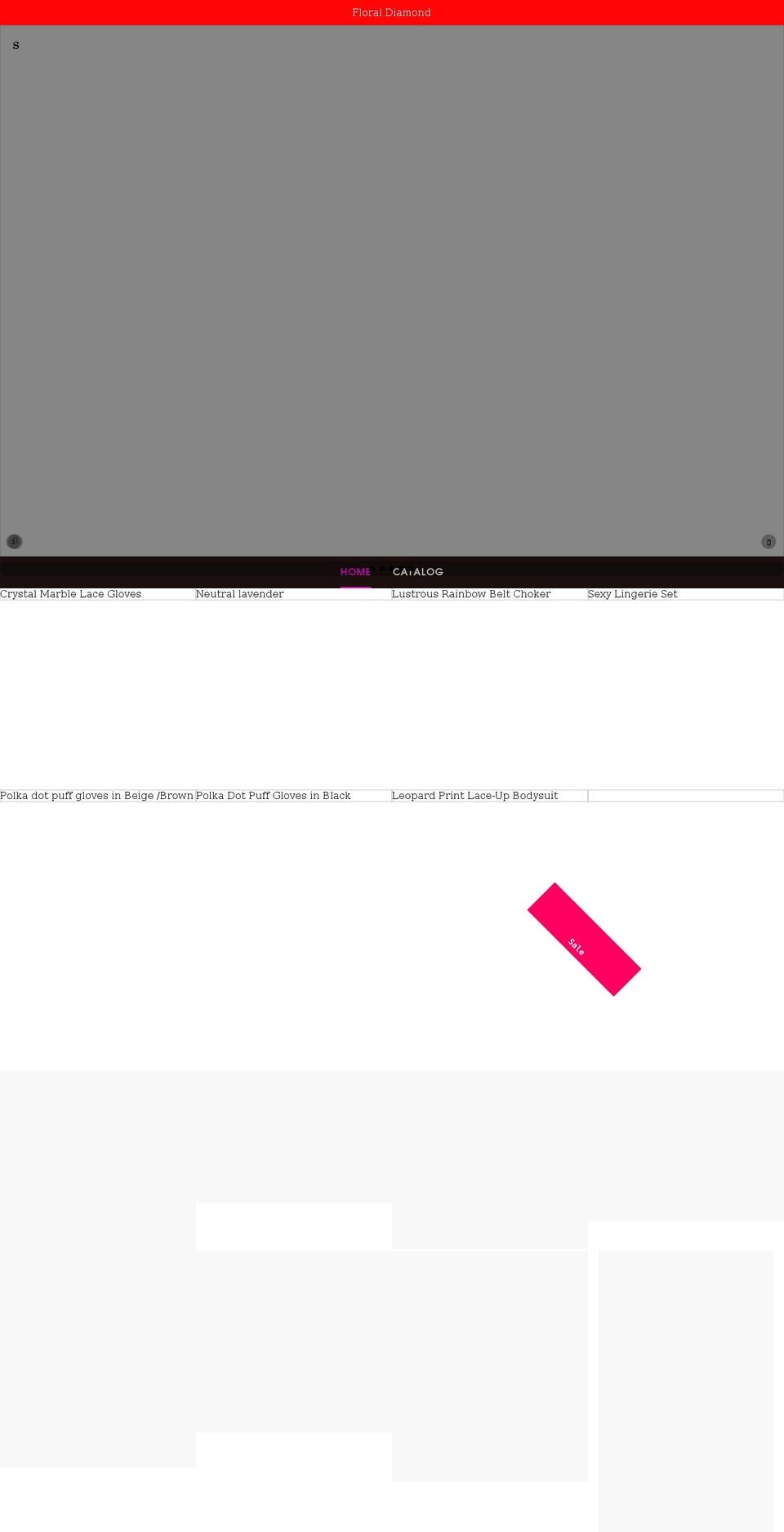 floraldiamond.com shopify website screenshot