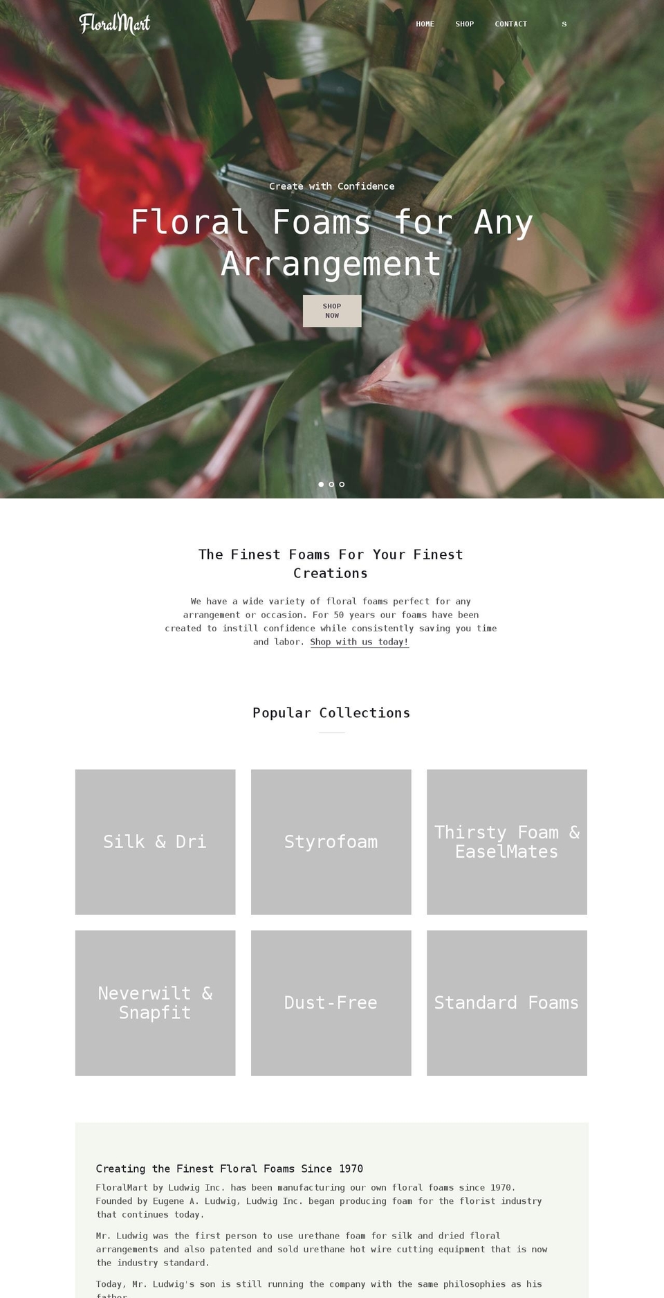 floralmart.com shopify website screenshot