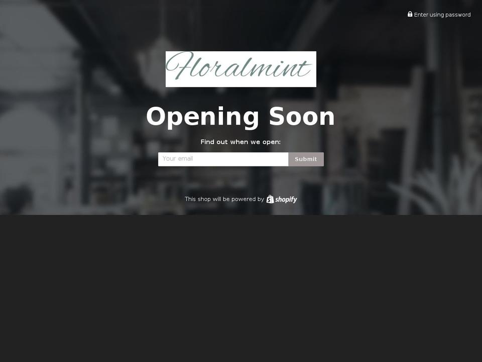 floralmint.com shopify website screenshot