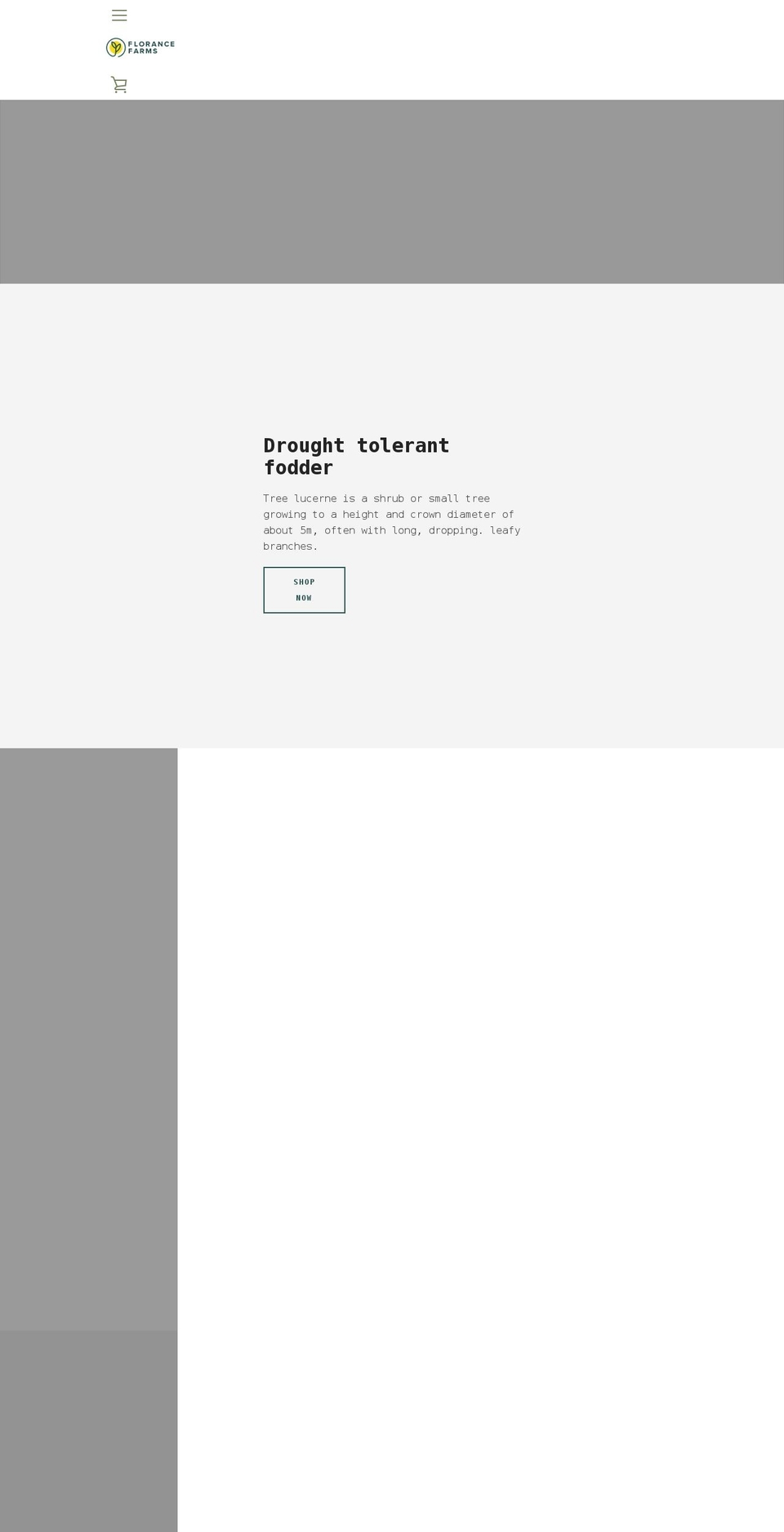 florancefarms.com shopify website screenshot