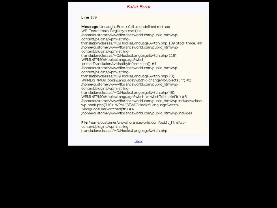 floranceworld.com — Shopify storefront screenshot