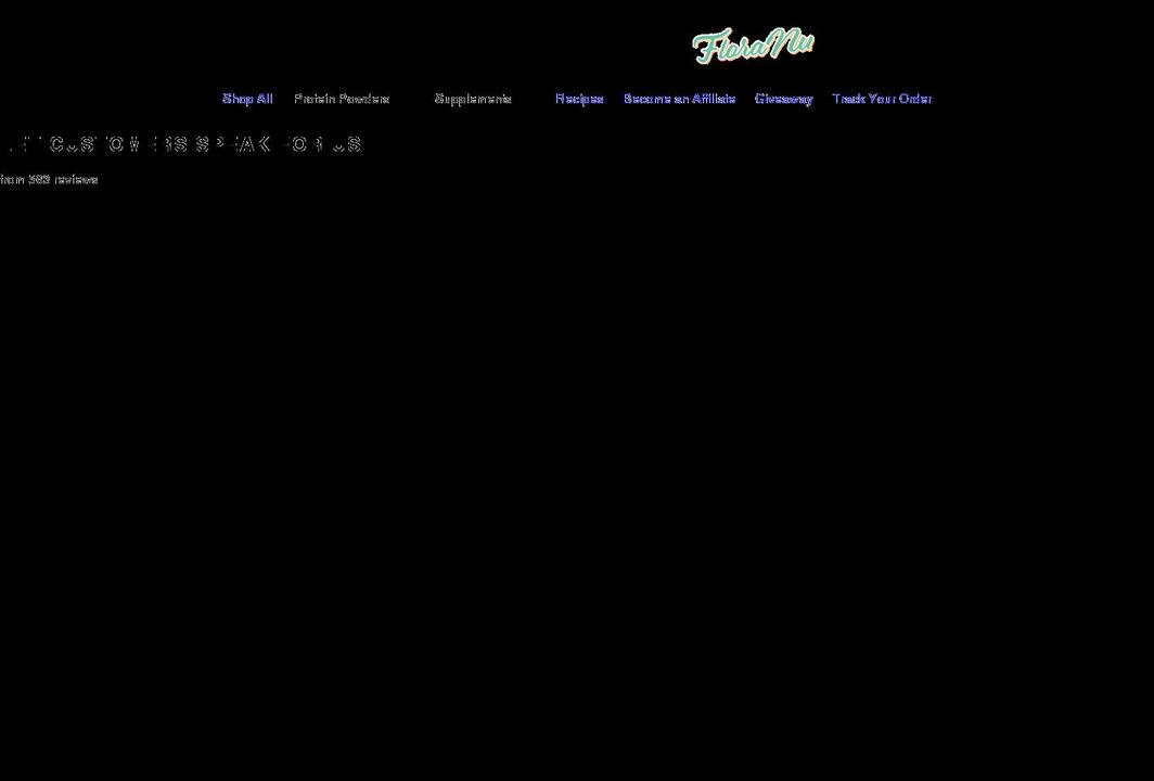 floranu.com shopify website screenshot
