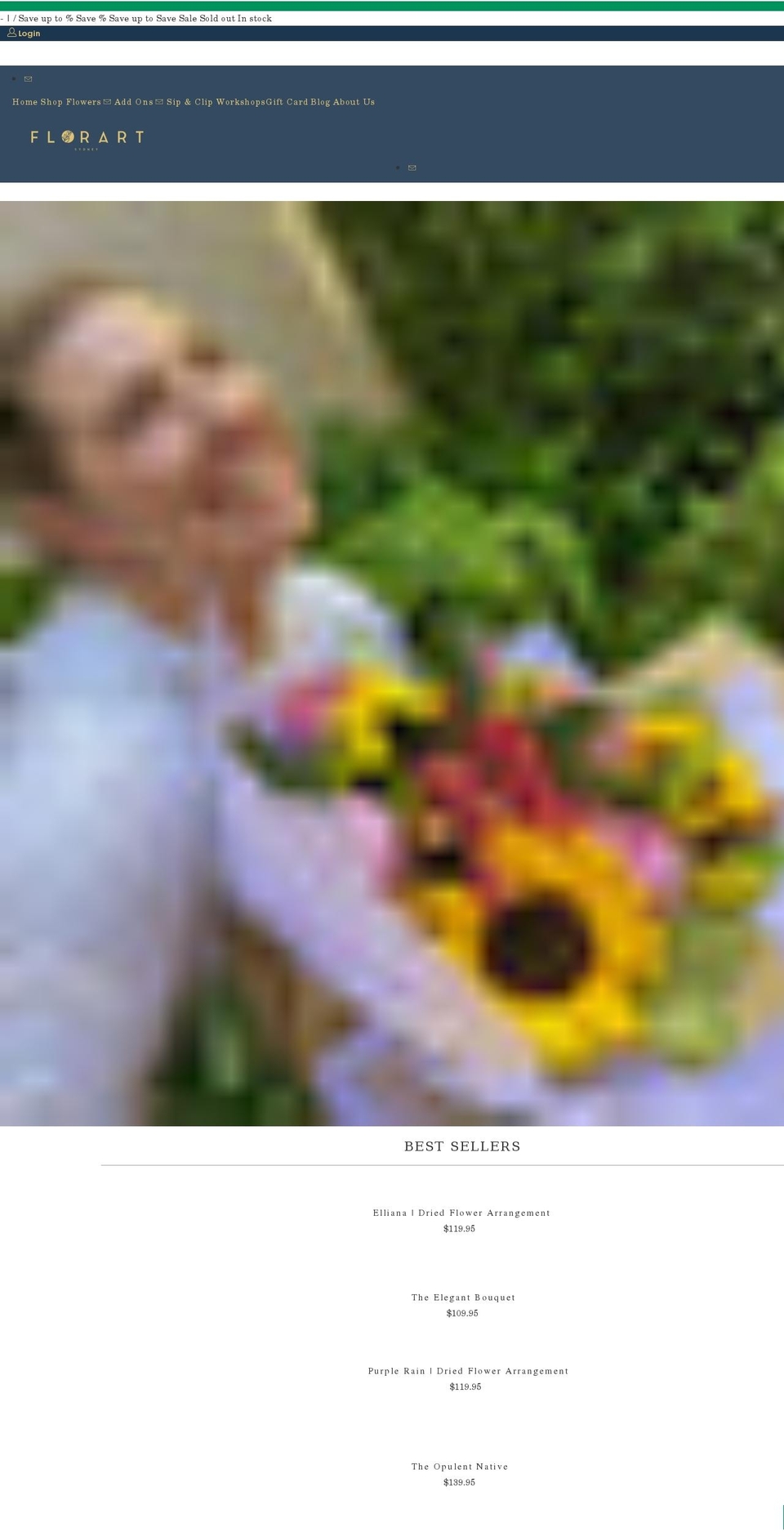 florart.com.au shopify website screenshot