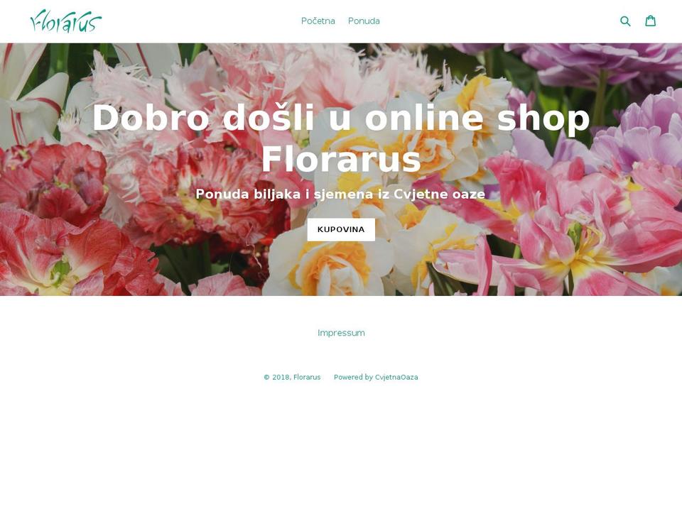 florarus.eu shopify website screenshot