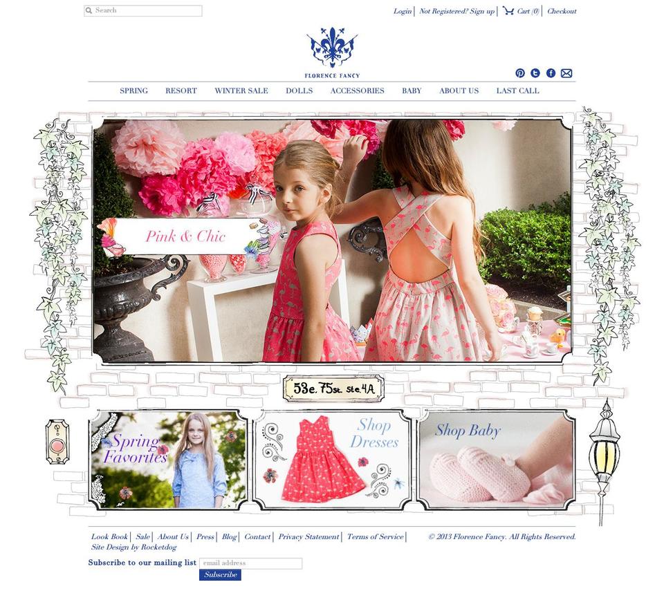 florencefancy.com shopify website screenshot