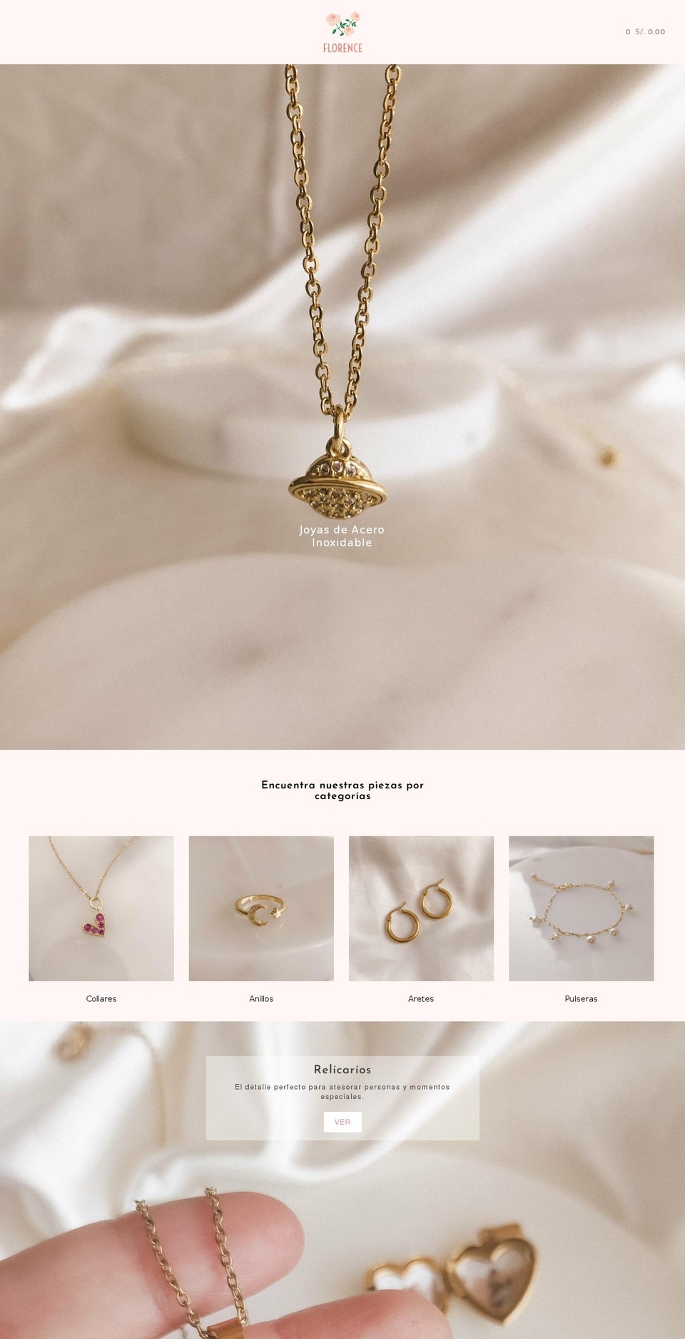 florenceperu.com shopify website screenshot