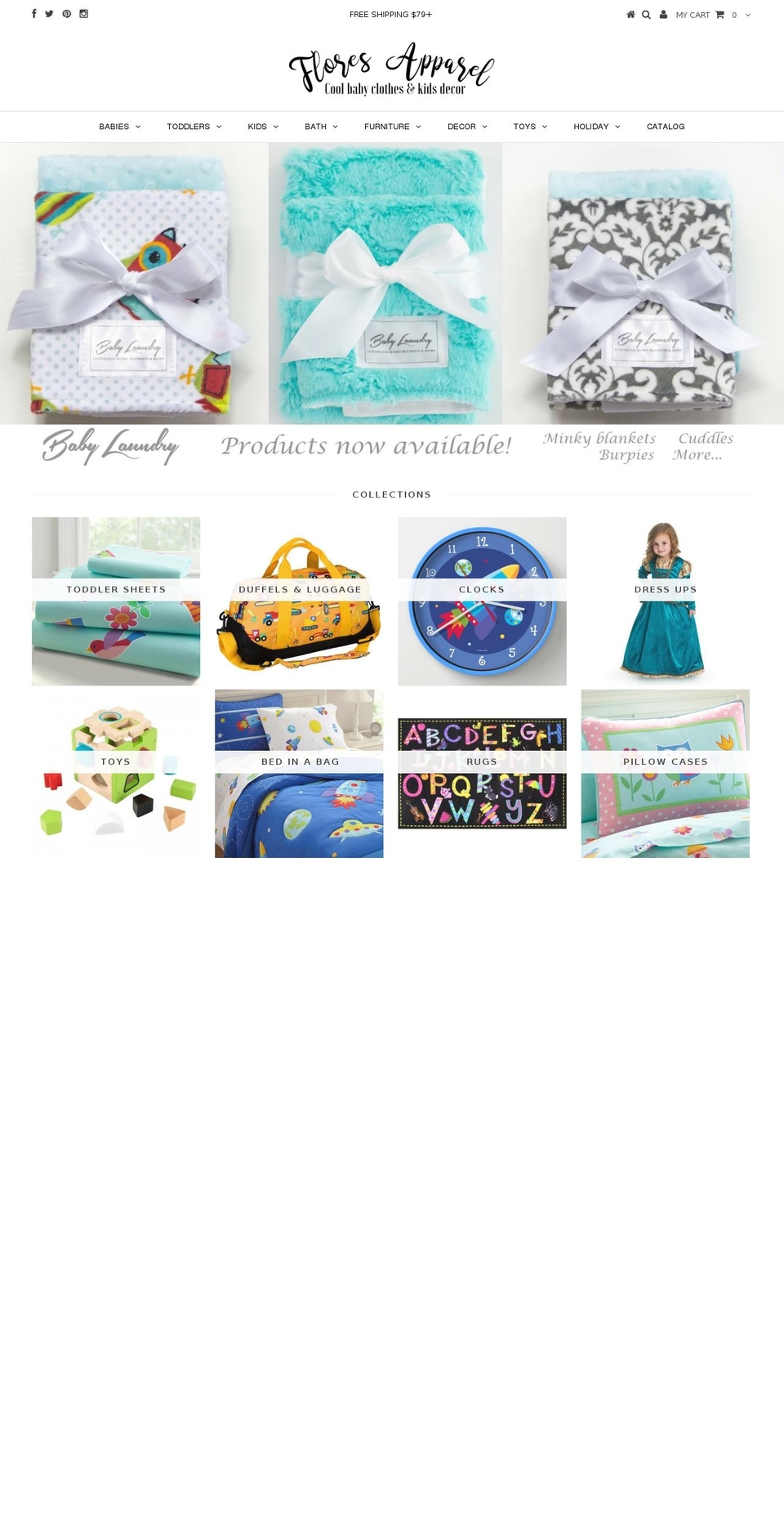 floresapparel.com shopify website screenshot