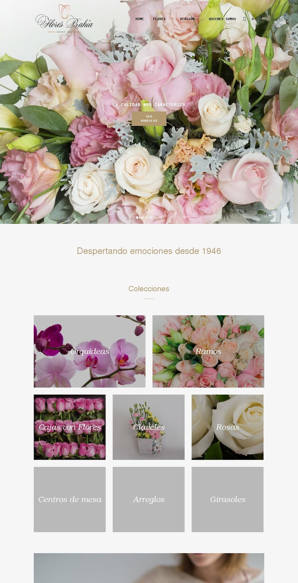 floresbahia.com shopify website screenshot