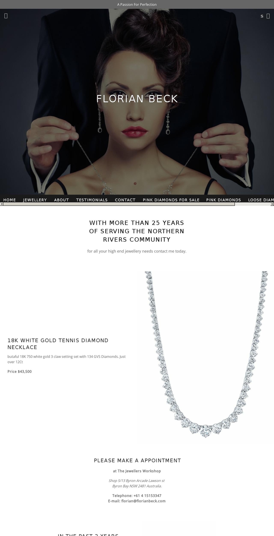 florianbeck.com shopify website screenshot