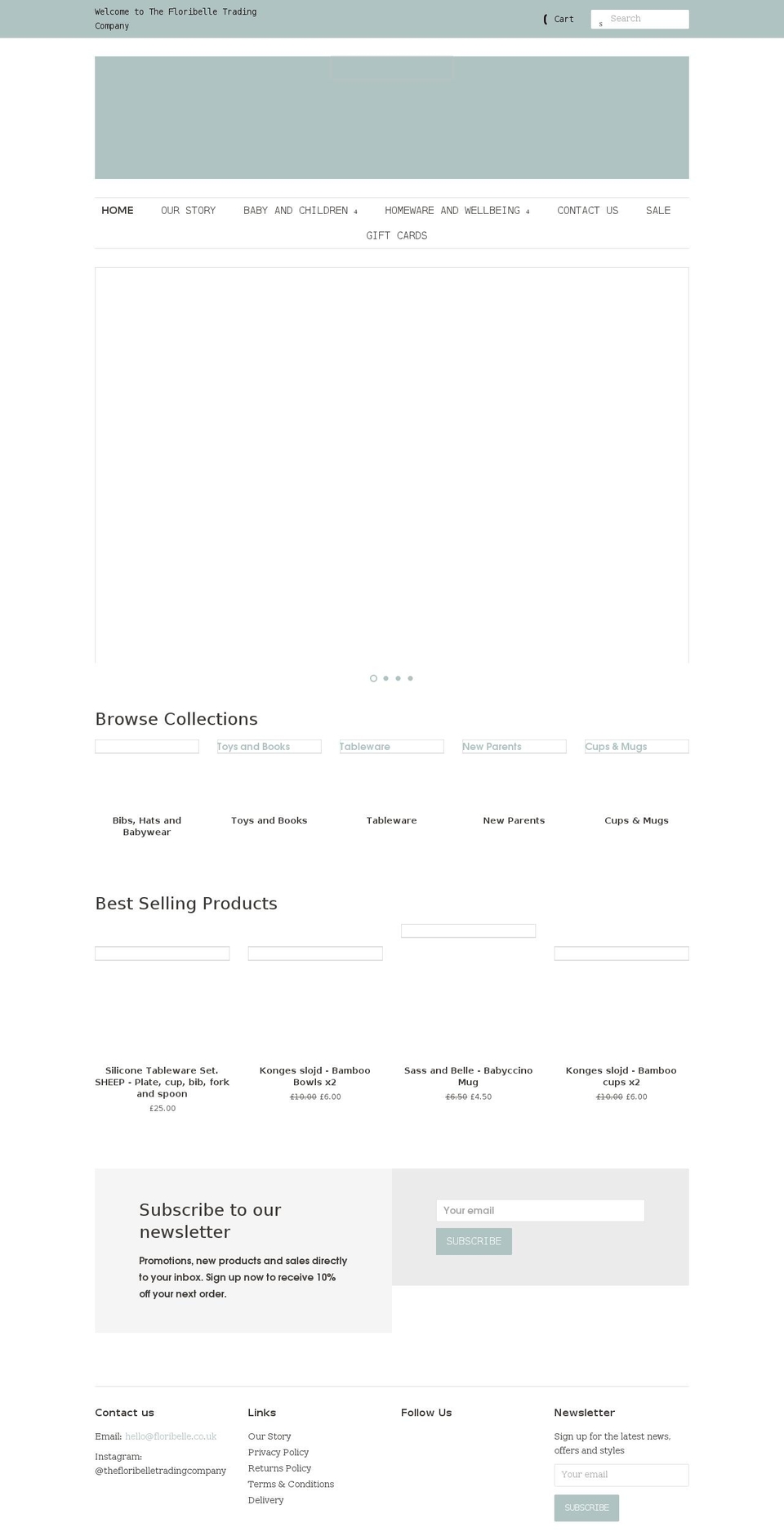 floribelle.co.uk shopify website screenshot