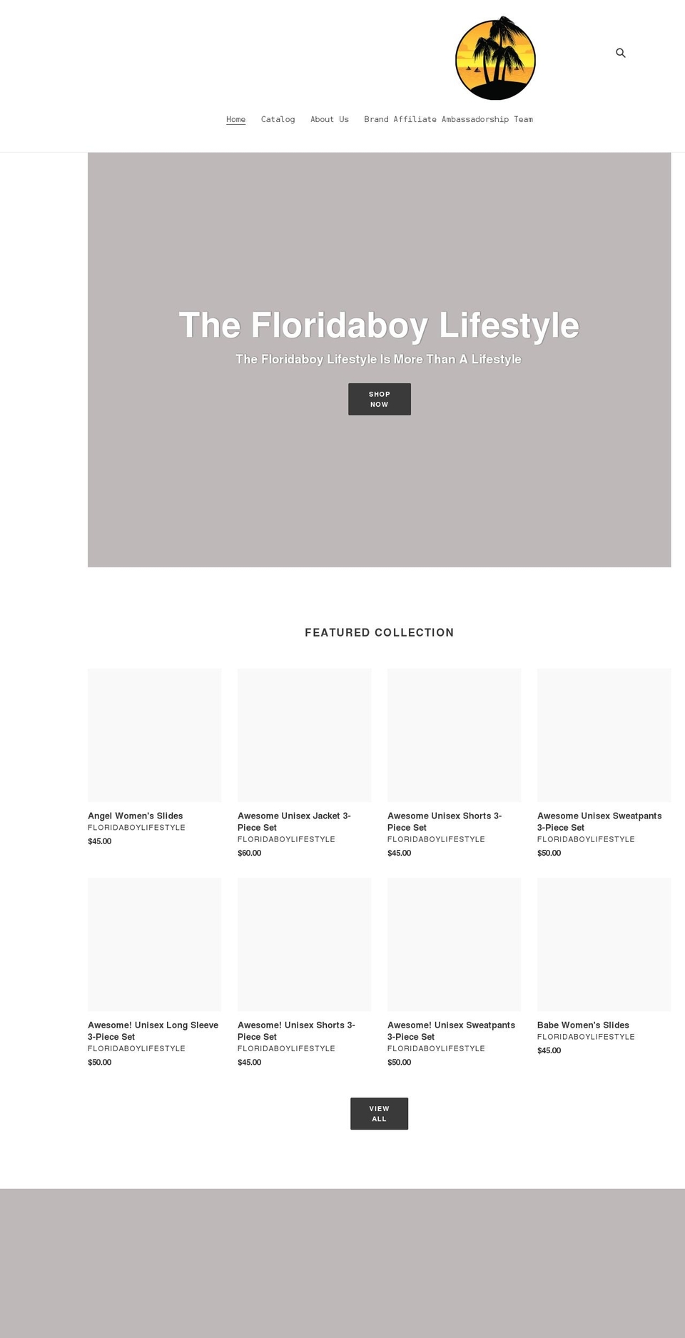 floridaboylifestyle.com shopify website screenshot
