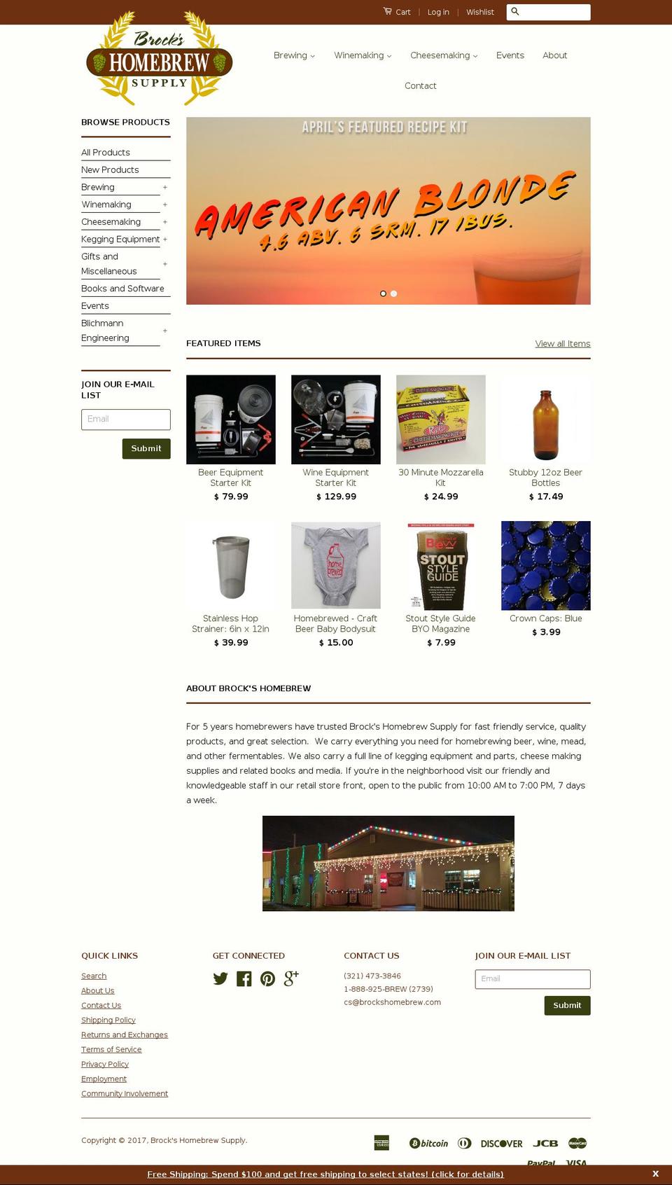 floridahomebrew.net shopify website screenshot